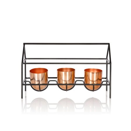 Trio Succulent House - Copper