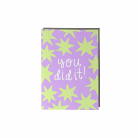 You Did It Card