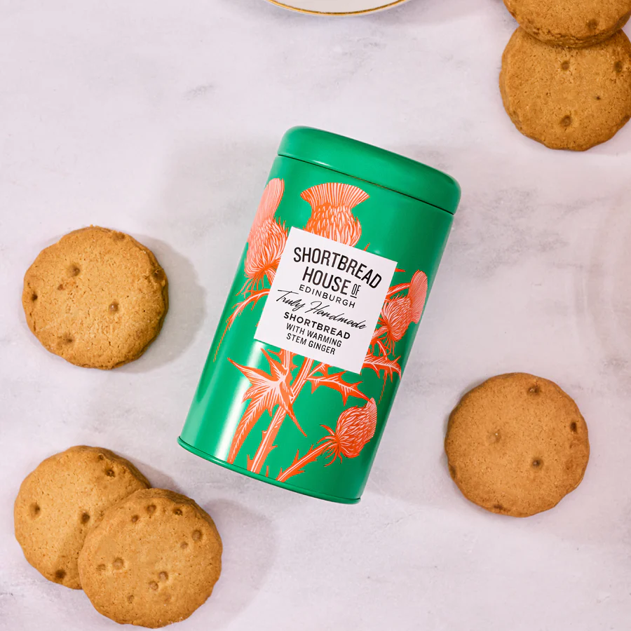 Stem Ginger Shortbread Tin 3