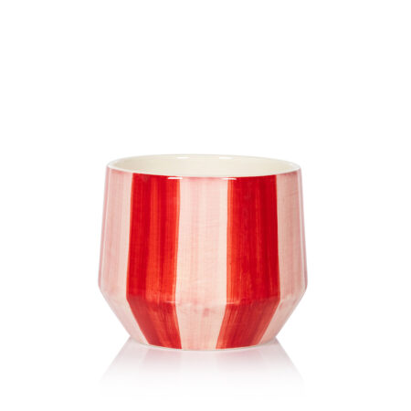 Stripey Houseplant Pot