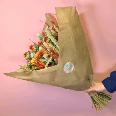 Dried Flowers Large Orange (3)