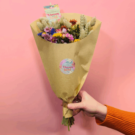 Colourful Wildflower Dried Bouquet – Small