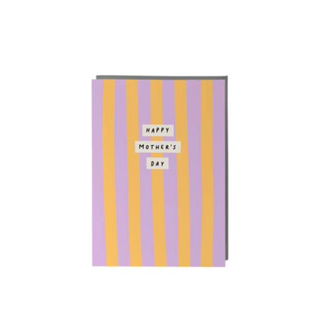 Happy Mother’s Day Striped Card