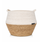 XL White Belly Basket