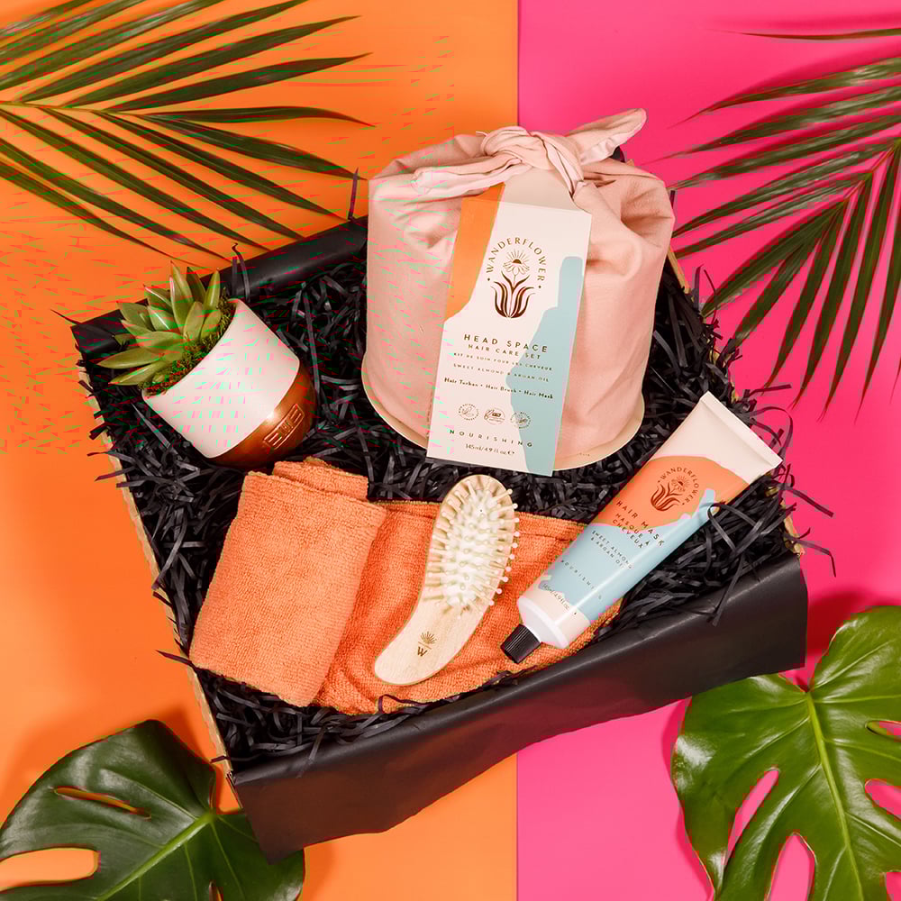Hydrate & Revive Haircare Product Gift Box The Little Botanical